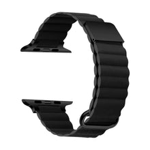 Lade das Bild in den Galerie-Viewer, lederarmband-magnet-schwarz
